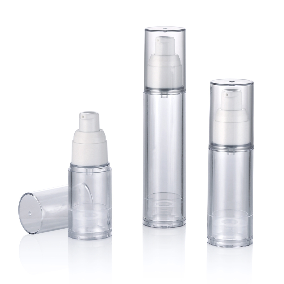 15 ml 30 ml 50 ml fles Airless Pump Aangepaste herbruikbare vacuümsprayfles Airless Cream Fles met fijne spray L01-1
