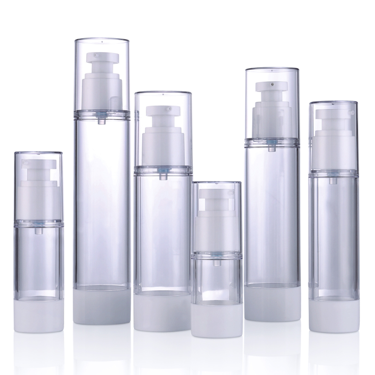 15 ml 30 ml 50 ml 80 ml 100 ml 120 ml Plastic lotionfles Eco -vriendelijke cosmetische containers Pet Toner Airless Pump Spray Bottle L02