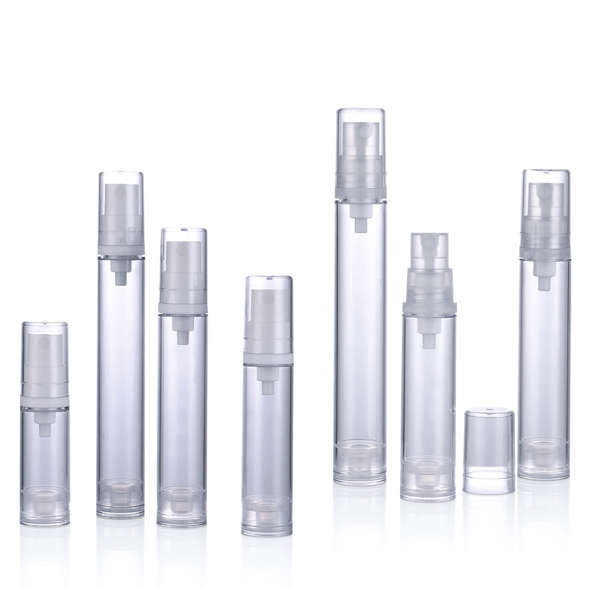 5 ml 10 ml 12 ml 15 ml PP As Spray Pump Bottle Lotion Airless Pump Cream Bottle L12