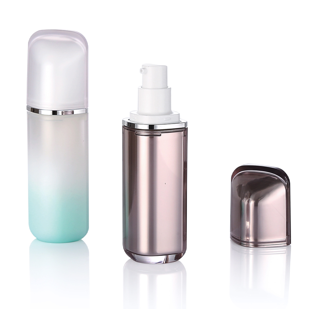 30 ml cosmetische potten plastic huidverzorging flessen toner flessen gradiënt lotion flessen met pomp L14
