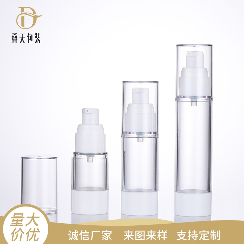 Lotion Subfles 15 30 50 80 100 120 ml reiswater dat vacuümfleslotionfles aanvult