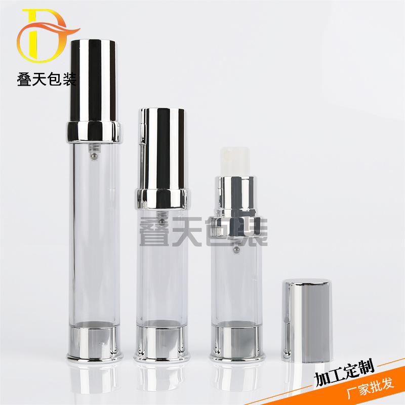Druk op het type Mist Moisturerende toner fles reiscosmetica subpakket spuitfles vacuümfles