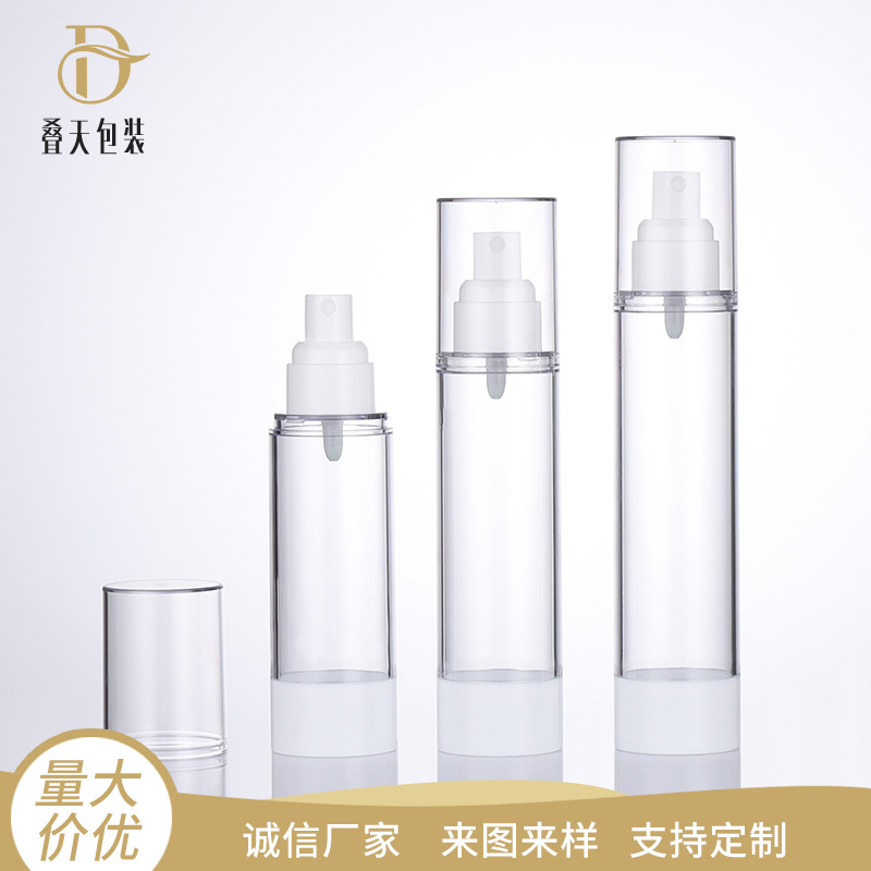 80 ml 100 ml 120 ml cosmetica subpakket vacuüm fles make -up water spuit fles desinfecterende vacuümfles